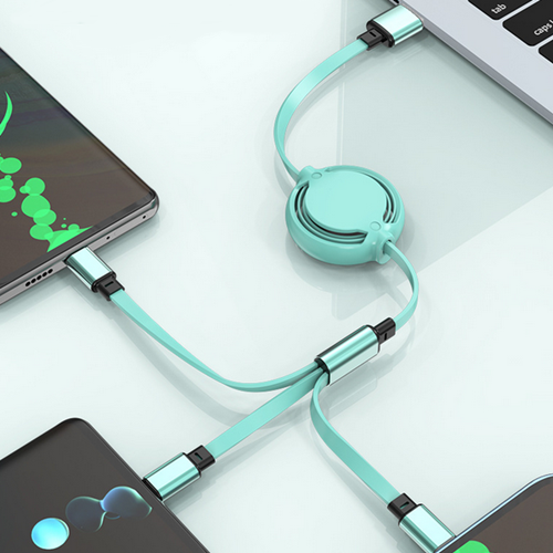 巻き取り式マルチ充電ケーブル