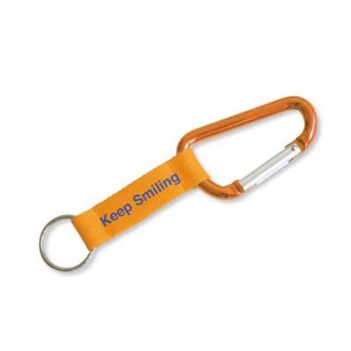 ストラップ付きカラビナ