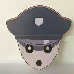 紙製お面
