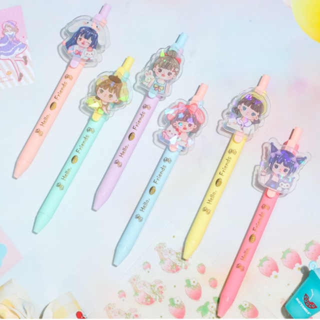 アクリルキャラクターボールペン