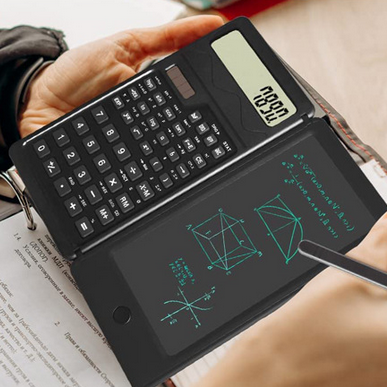 電卓付き電子メモパッド