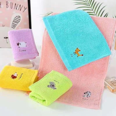 キャラクター刺繍タオル